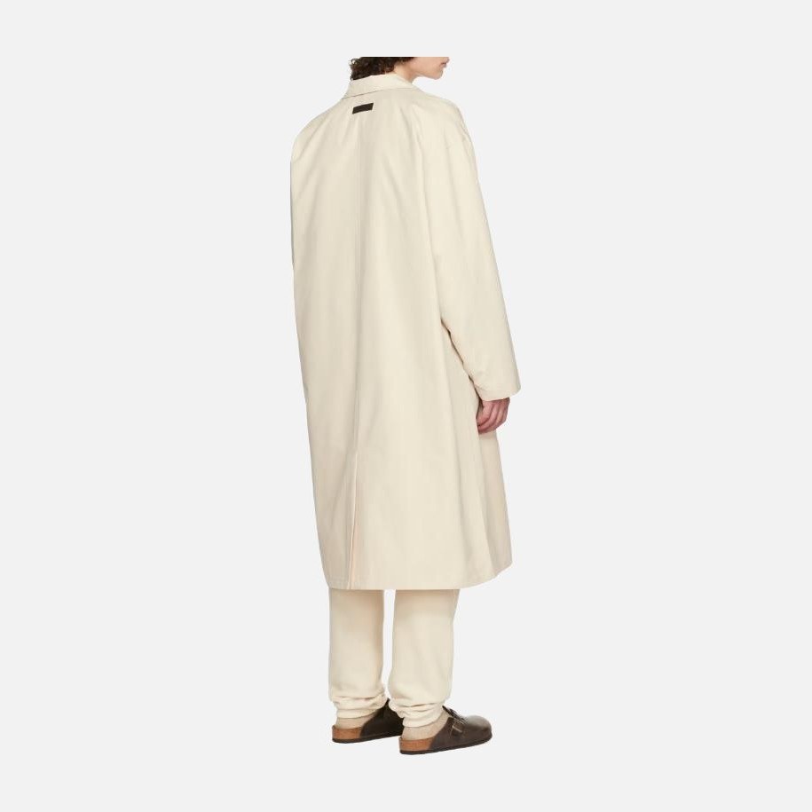 Fear of God Essentials Long Coat Eggshell