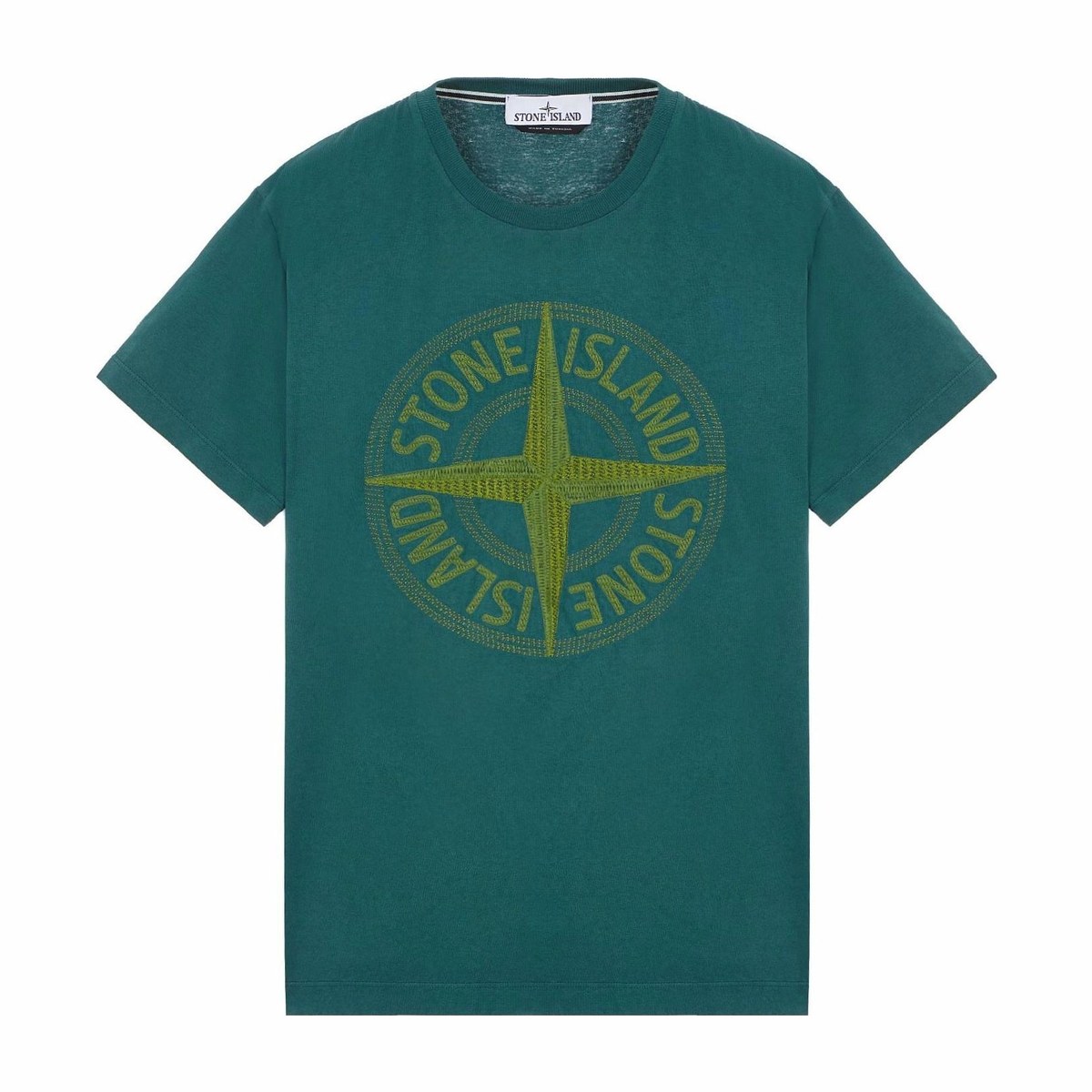 Stone Island SS23 Logo Print T-Shirt Green