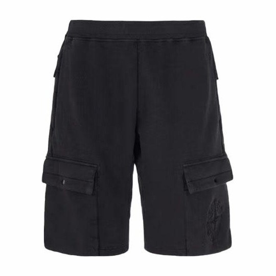 Stone Island SS22 Black Shorts