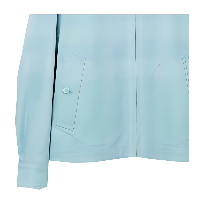 Burberry SS23 Check Print Zip Jacket Blue