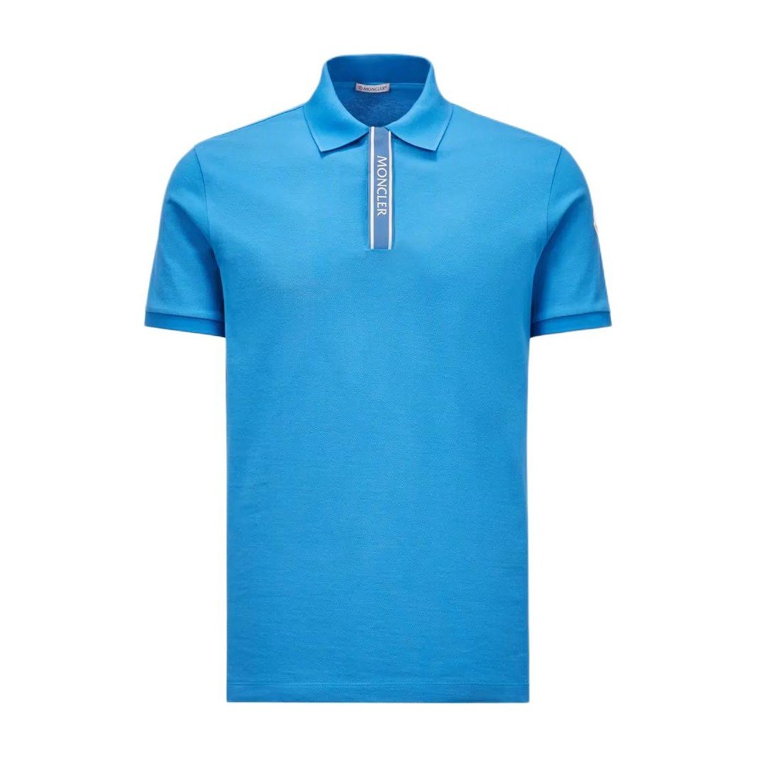 Moncler Polo Shirt Blue