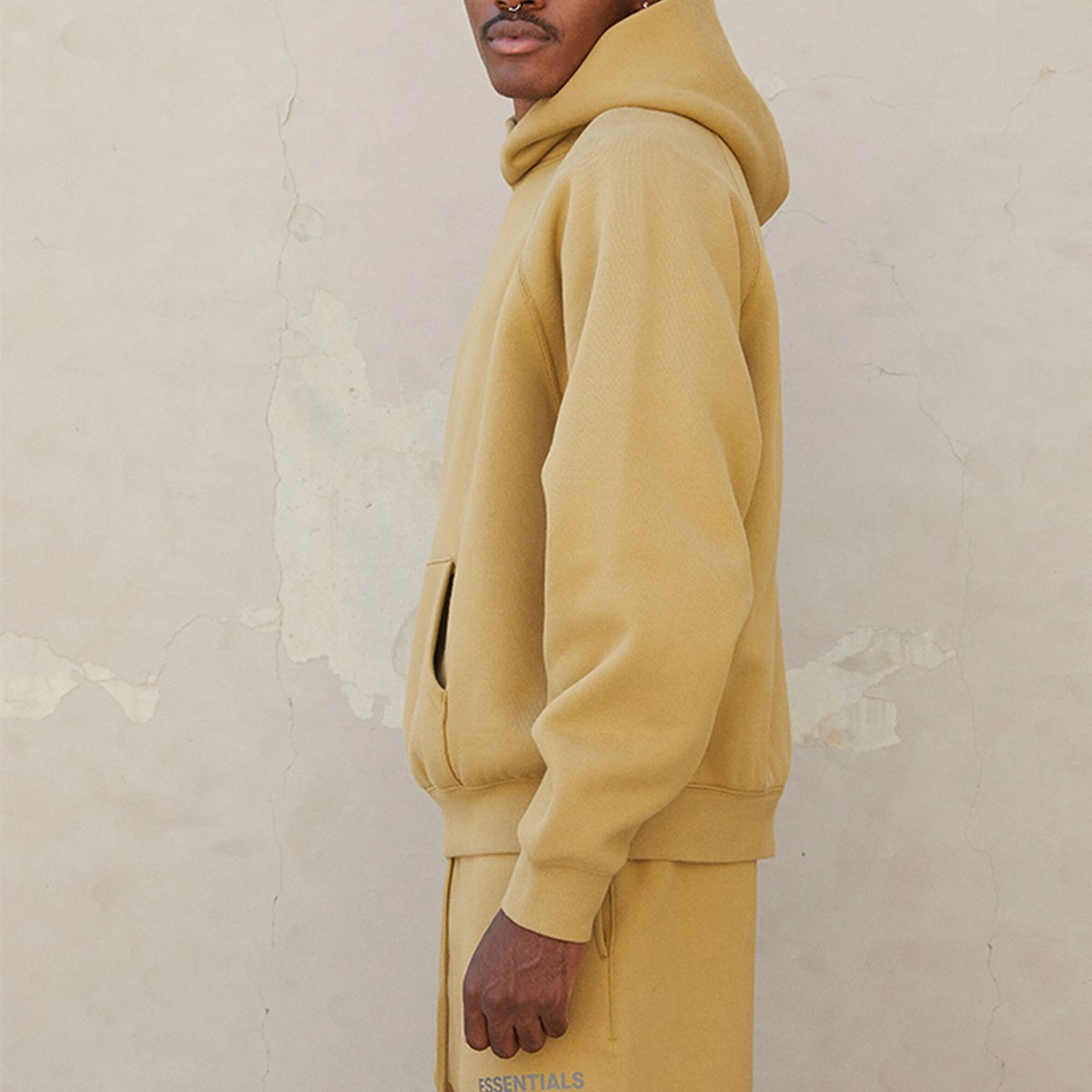Fear of God Essentials FW21 Pullover Hoodie Amber