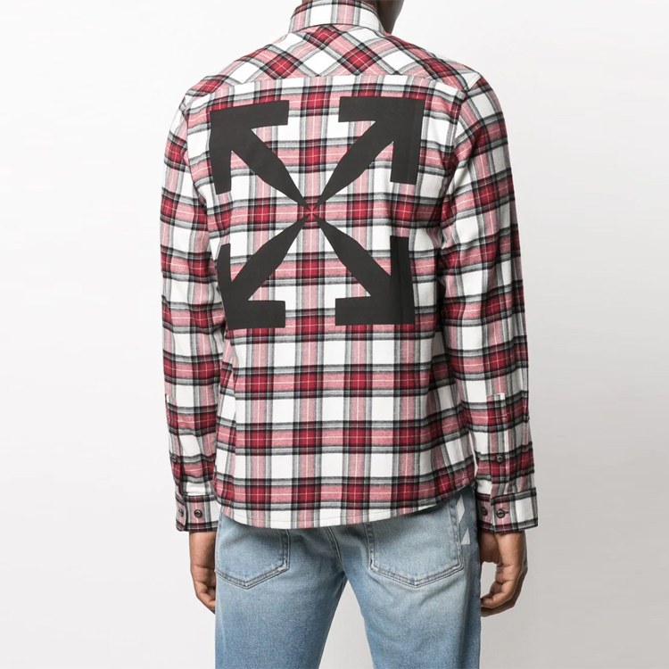 OFF-WHITE SS21 Plaid Arrows Shirt