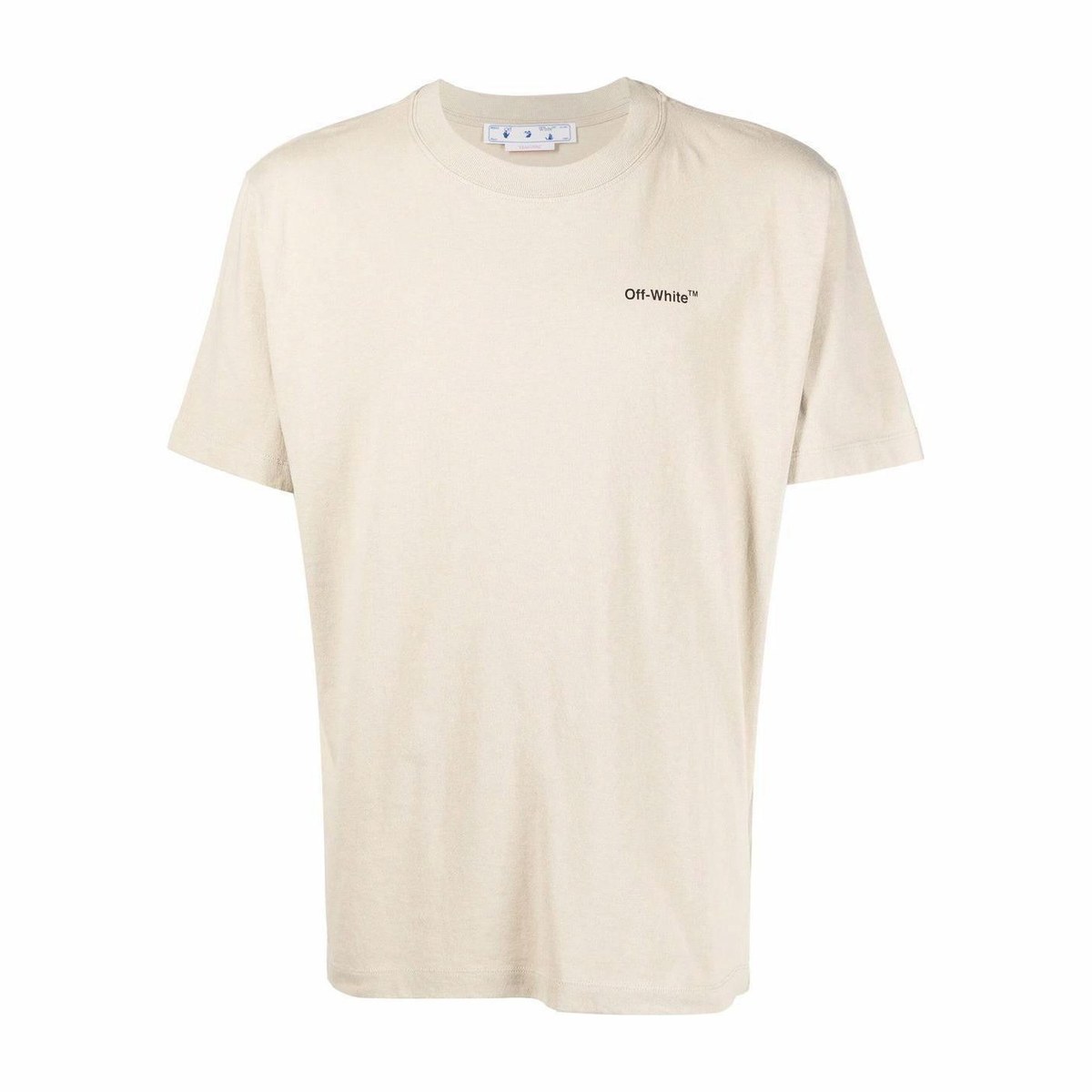 OFF-WHITE SS22 Logo T-Shirt Beige