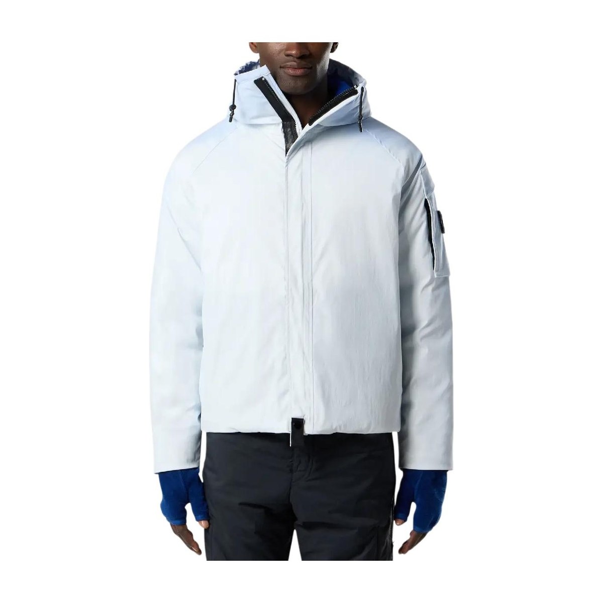 Stone Island White Label FW25 Thermochromic Parka Light Blue