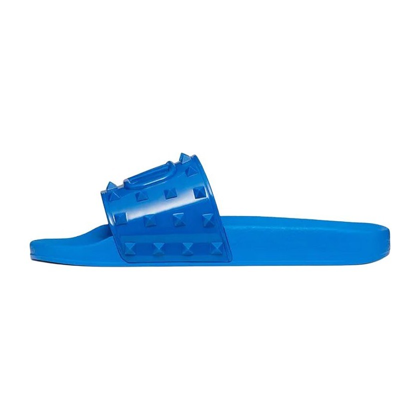 Valentino Vlogo Blue Slides