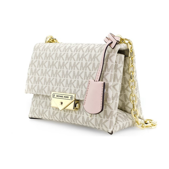 Michael Kors Cece 18 Small Shoulder Bag White Pink