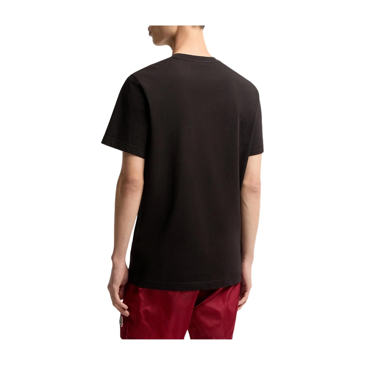 Moncler SS26 Embroidered Tricolor Cotton T