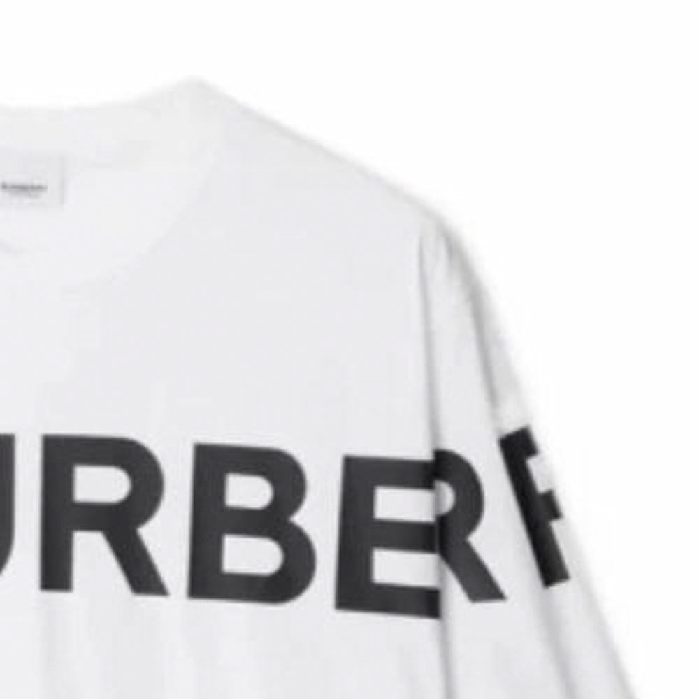 Burberry Logo Print T-Shirt White