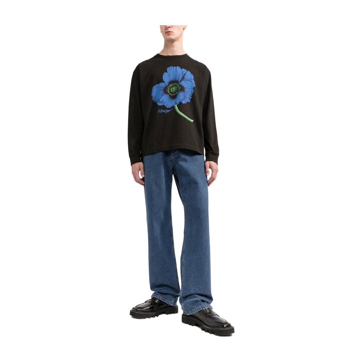 KENZO x Nigo Poppy Series Long Sleeve T-Shirt Black