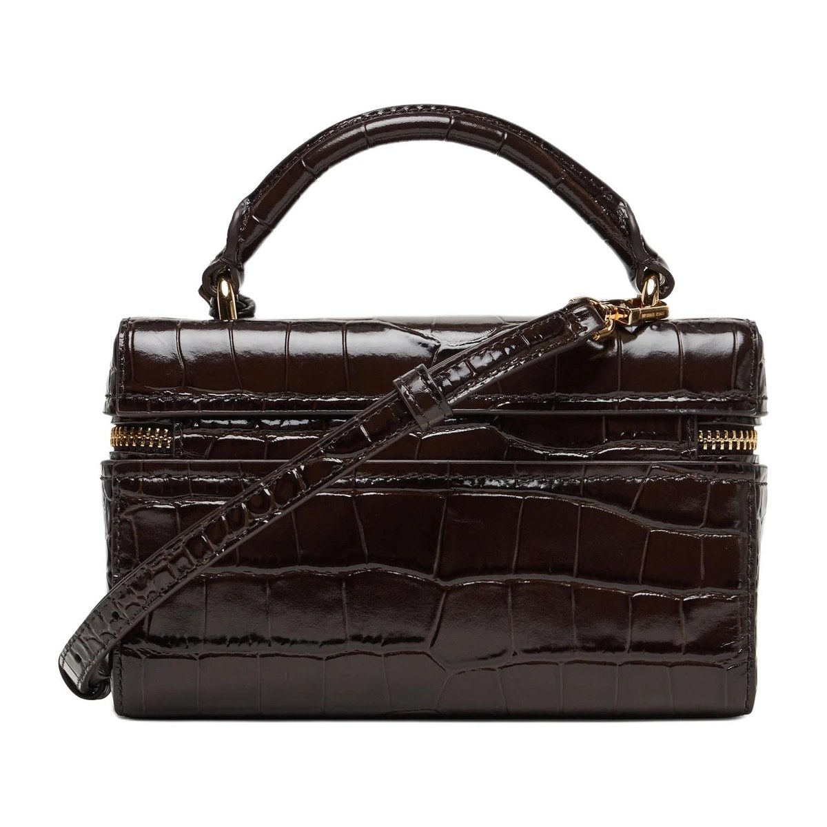 Michael Kors Jana Lock Mini Tote Chocolate