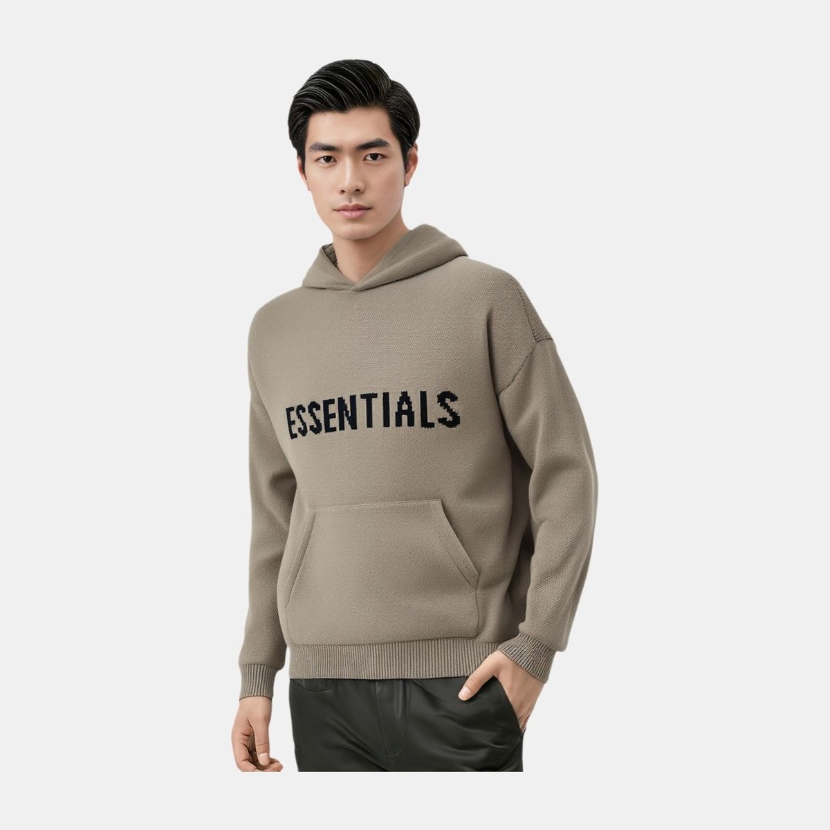 Fear of God Essentials Knit Pullover Taupe