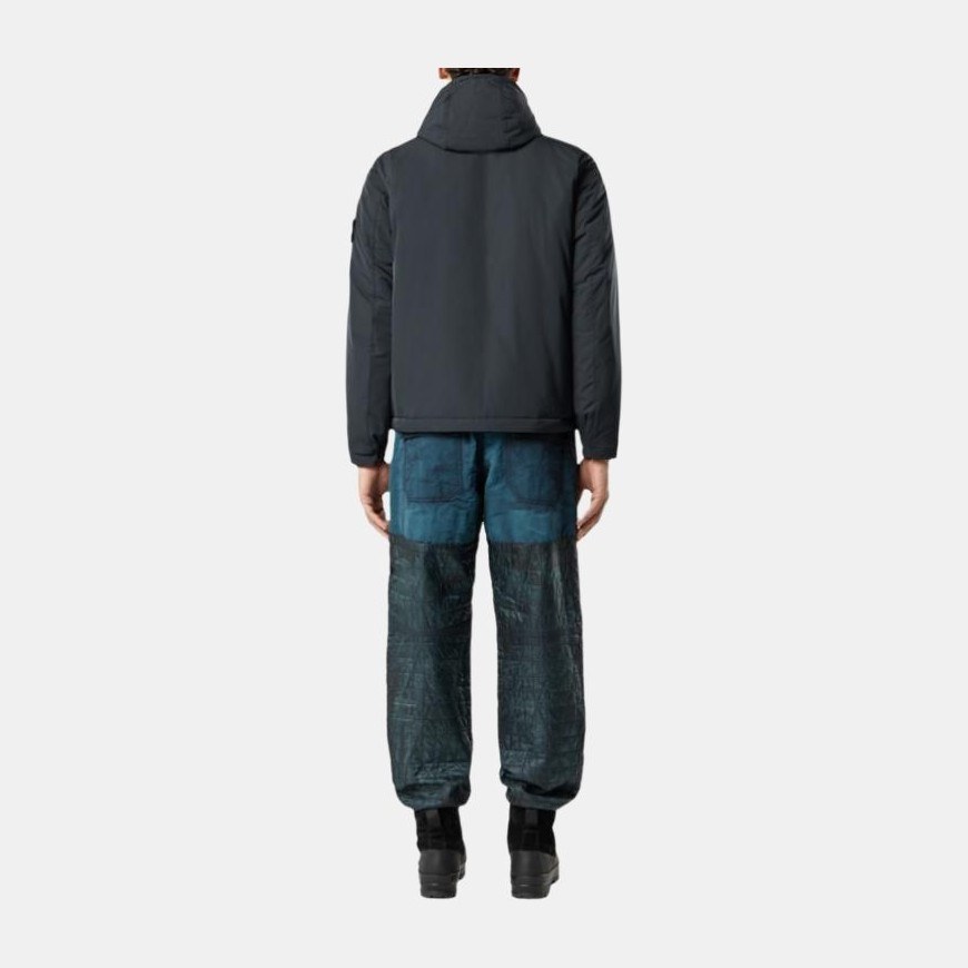 Stone Island Hooded Zip Cotton Jacket