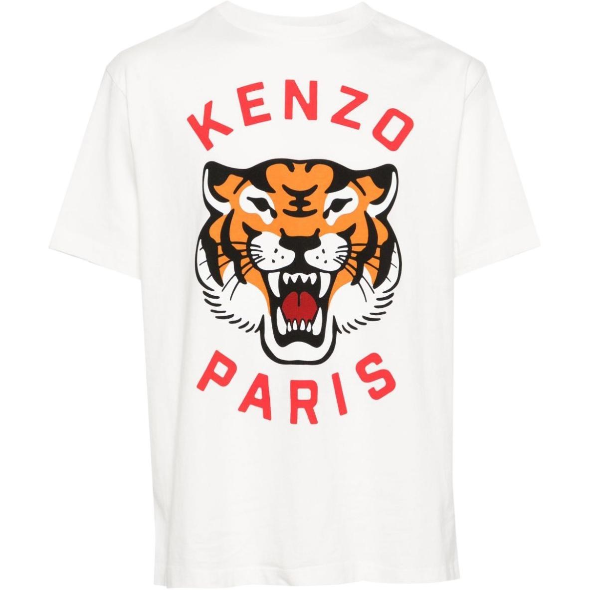 KENZO SS24 Logo Tiger Print Tee