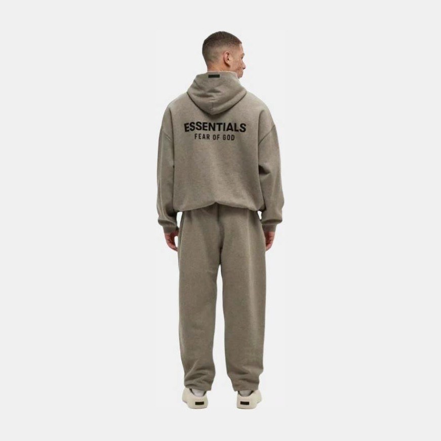 Fear of God Essentials FW24 Holiday Core Hoodie Deep Fog Grey