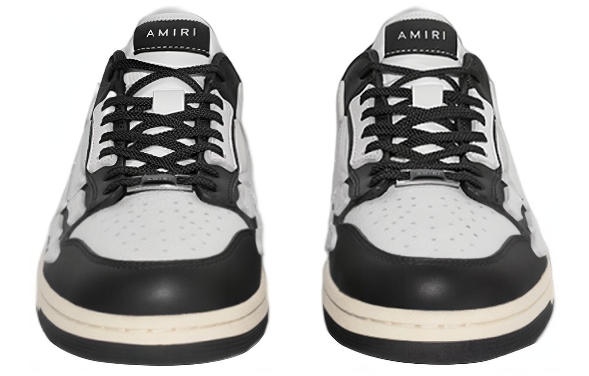 AMIRI Bone Low Top White Black
