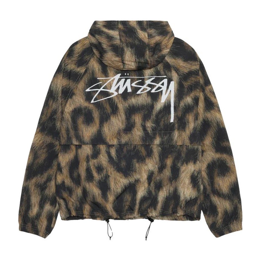 Stussy Beach Shell Fur Print Jacket