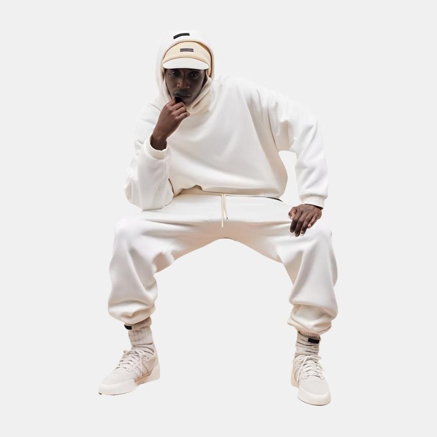 Fear of God Essentials Cloud Dancer Hoodie