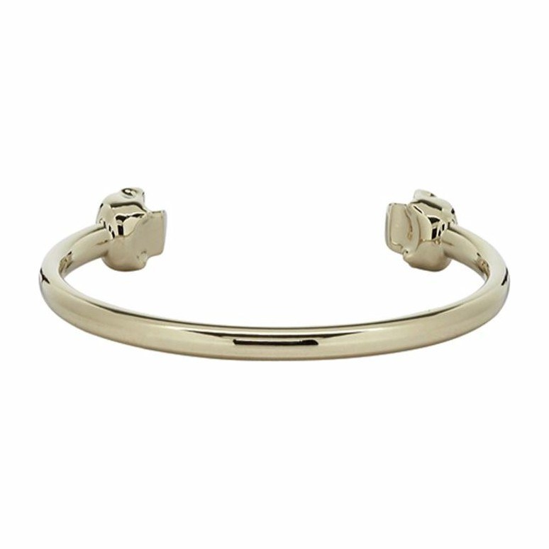Alexander McQueen Skull Cuff Gold