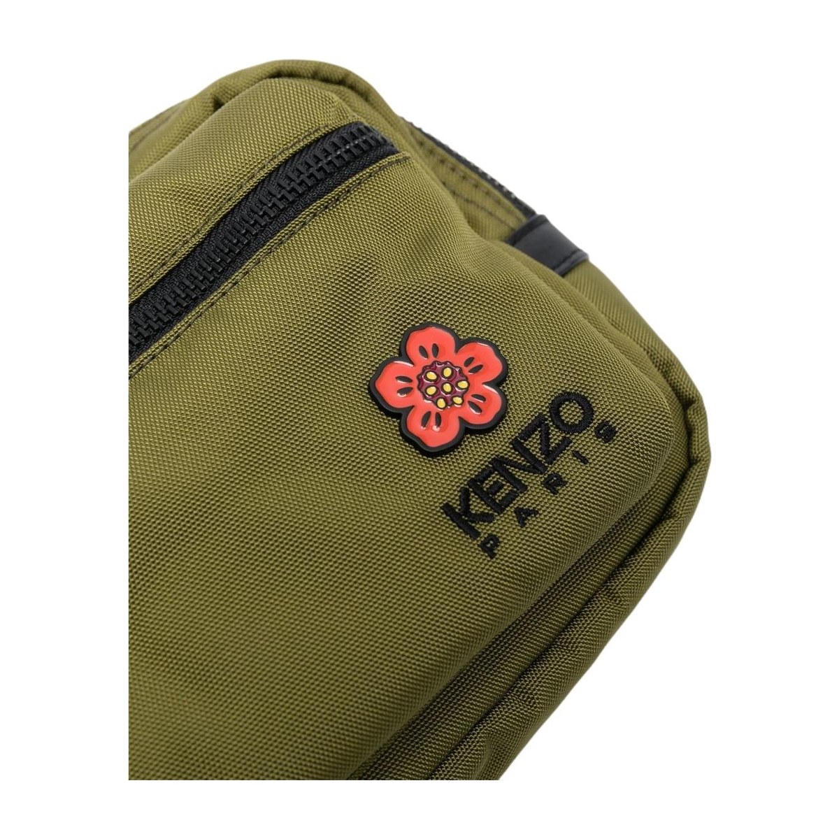 KENZO Nylon Crossbody Waist Bag Khaki