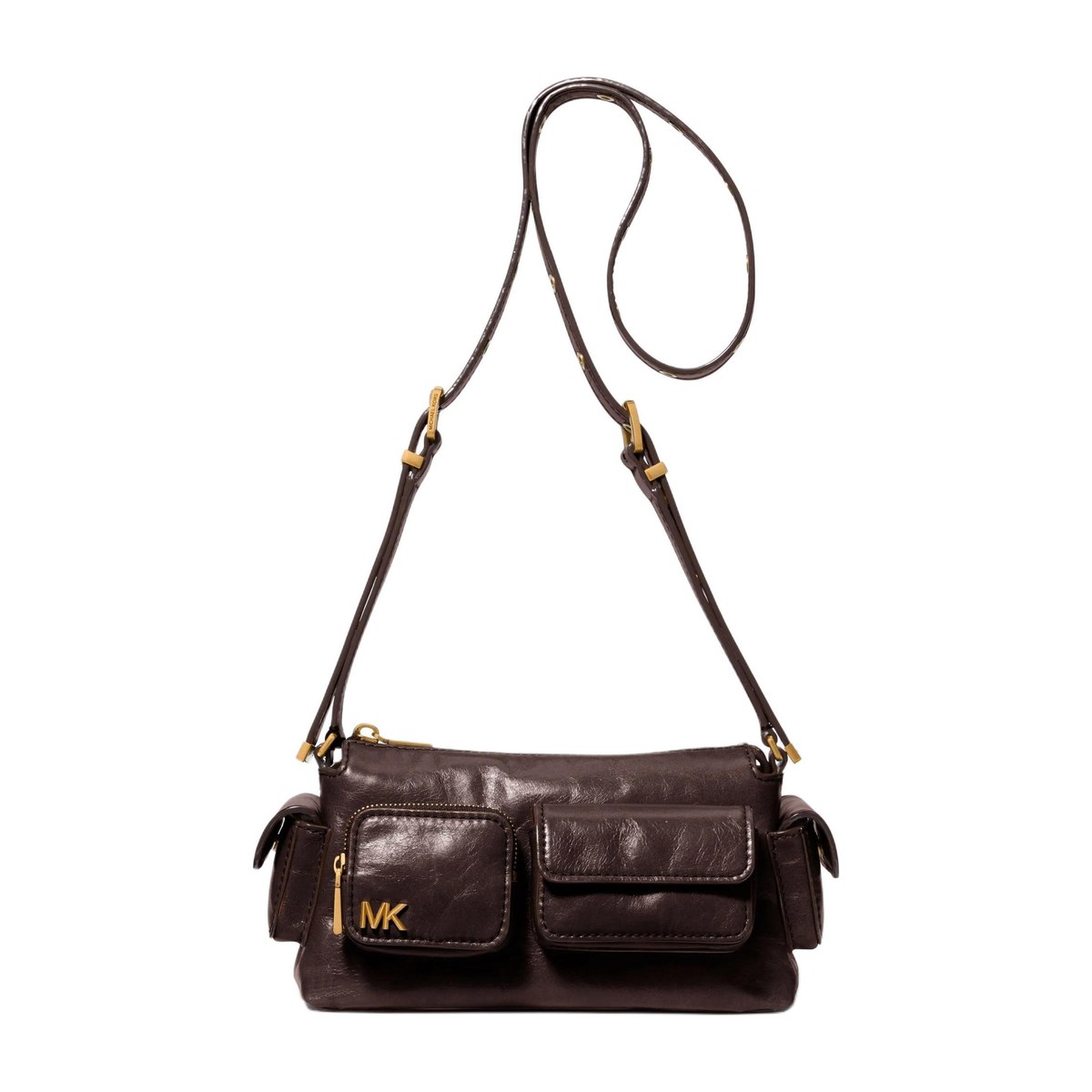 Michael Kors MK Dakota Small Shoulder Bag Chocolate