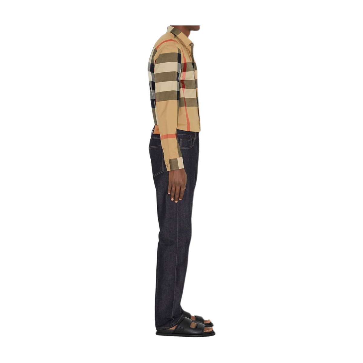 Burberry Check Shirt Beige