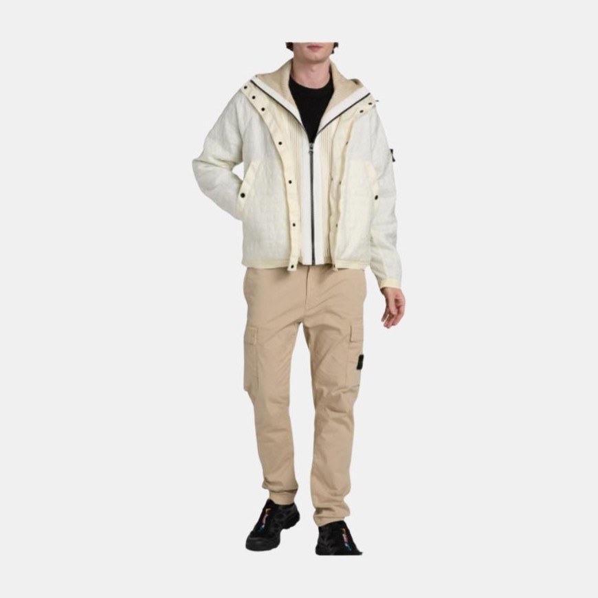 Stone Island Badge Cotton Jacket