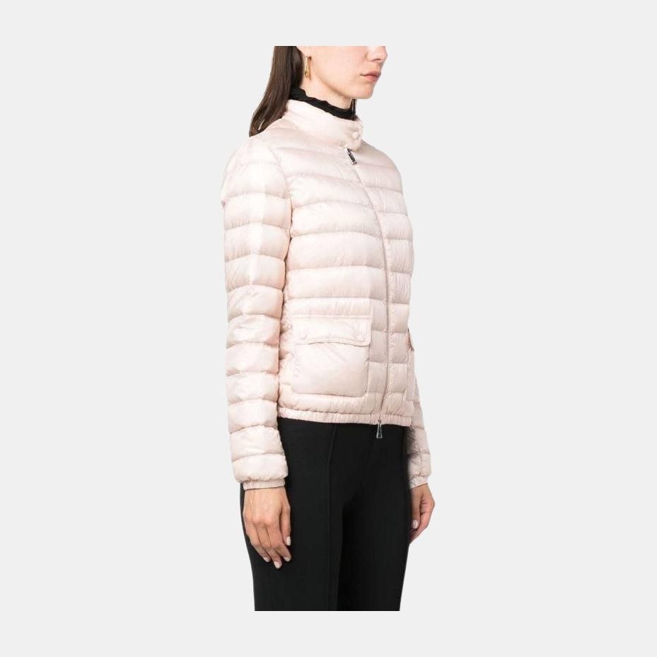 Moncler SS23 High Neck Zip Pocket Down Jacket Pink