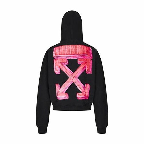 Off-White Marker Arrow Hoodie Black