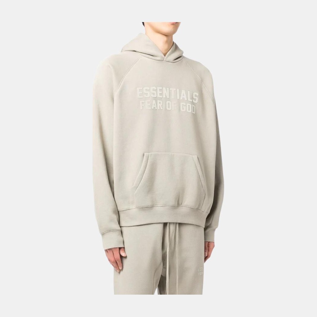 Fear of God Essentials Hoodie Smoke
