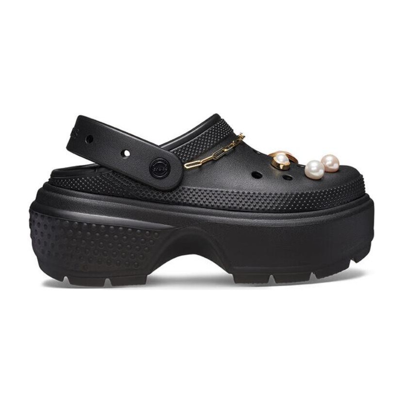 Crocs EVA Crystal Snowhouse Clogs Black