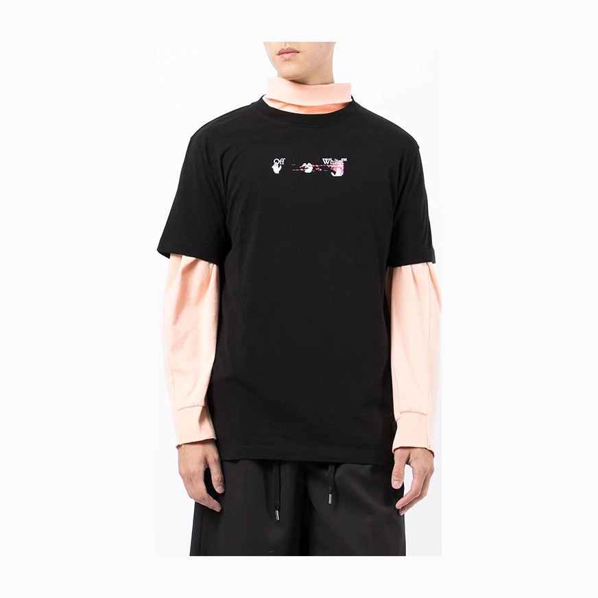 OFF-WHITE FW21 Fushi Logo Tee Black