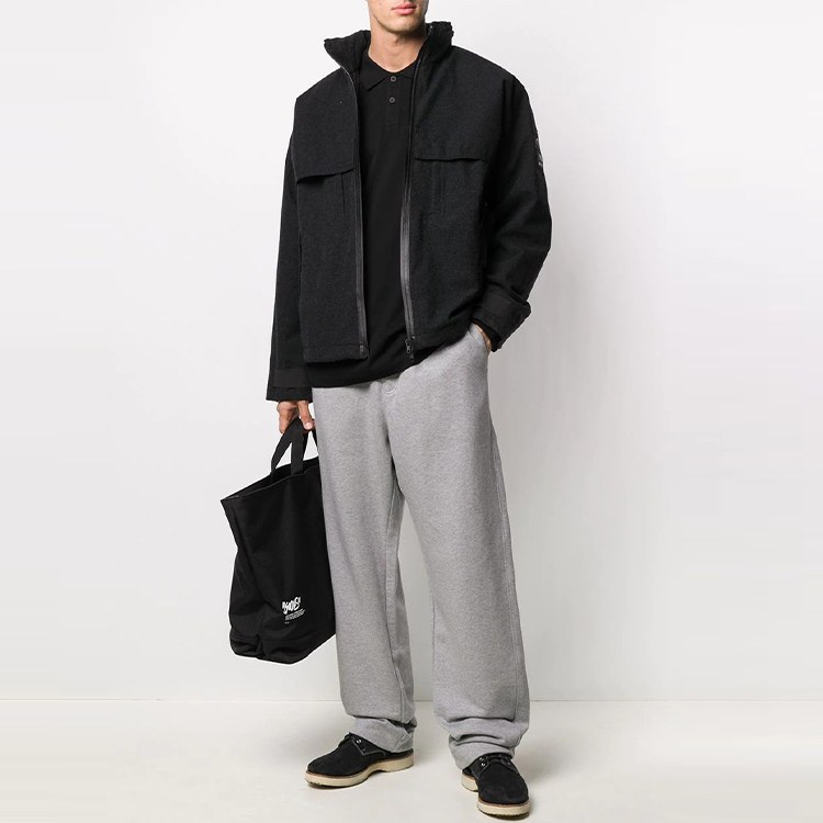 Y-3 Long Sleeve Polo Black