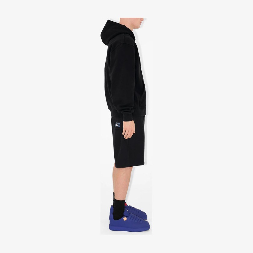 Burberry Equestrian Hoodie Black