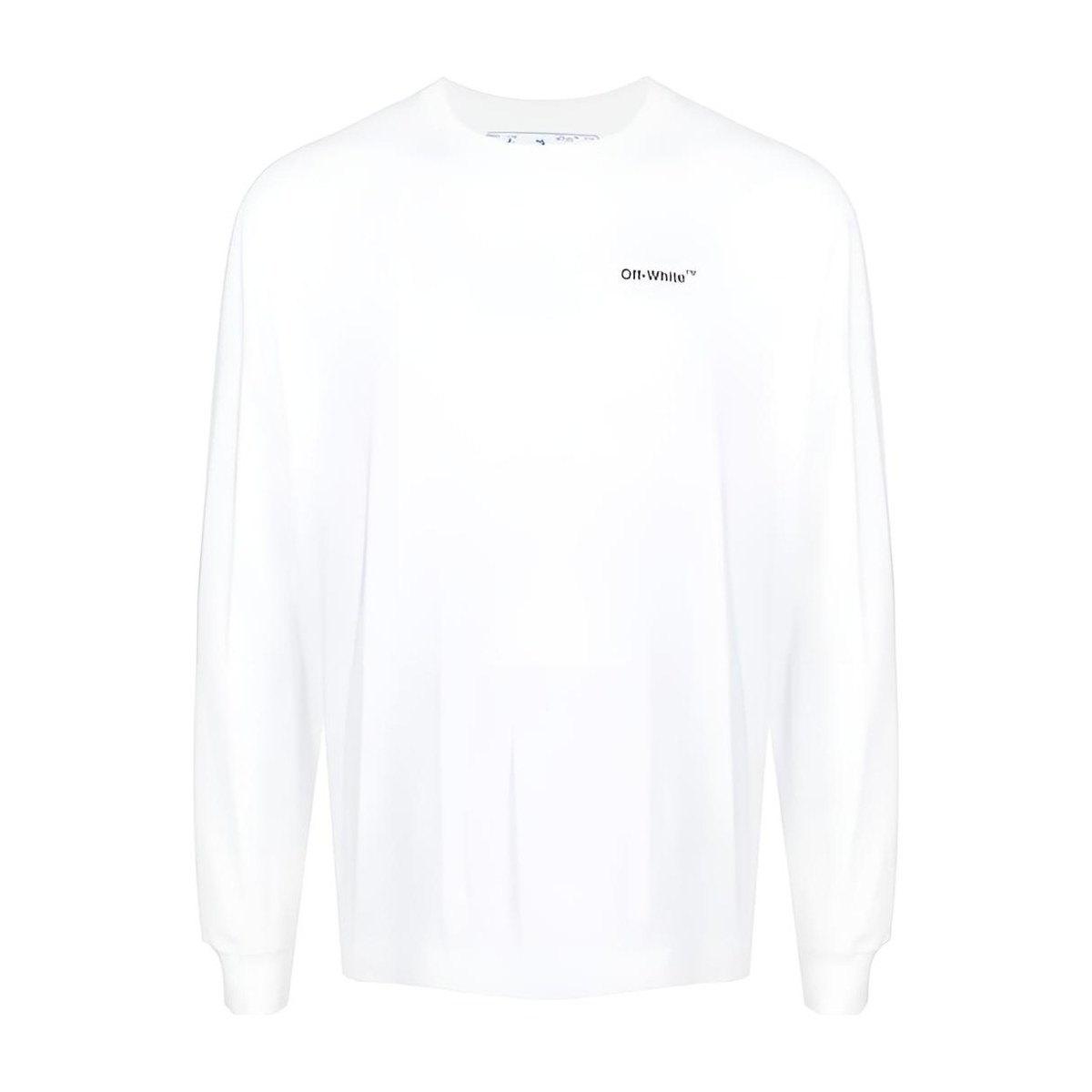 OFF-WHITE SS22 Logo Long Sleeve Tee White