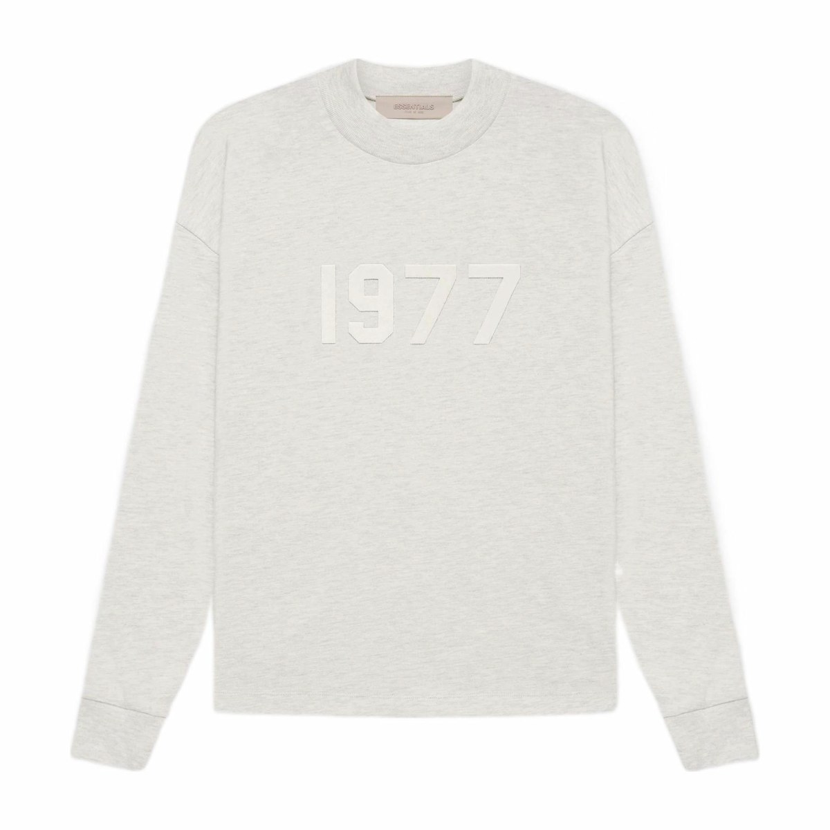 Fear of God Essentials SS22 LS Tee Light Oatmeal 1977 T