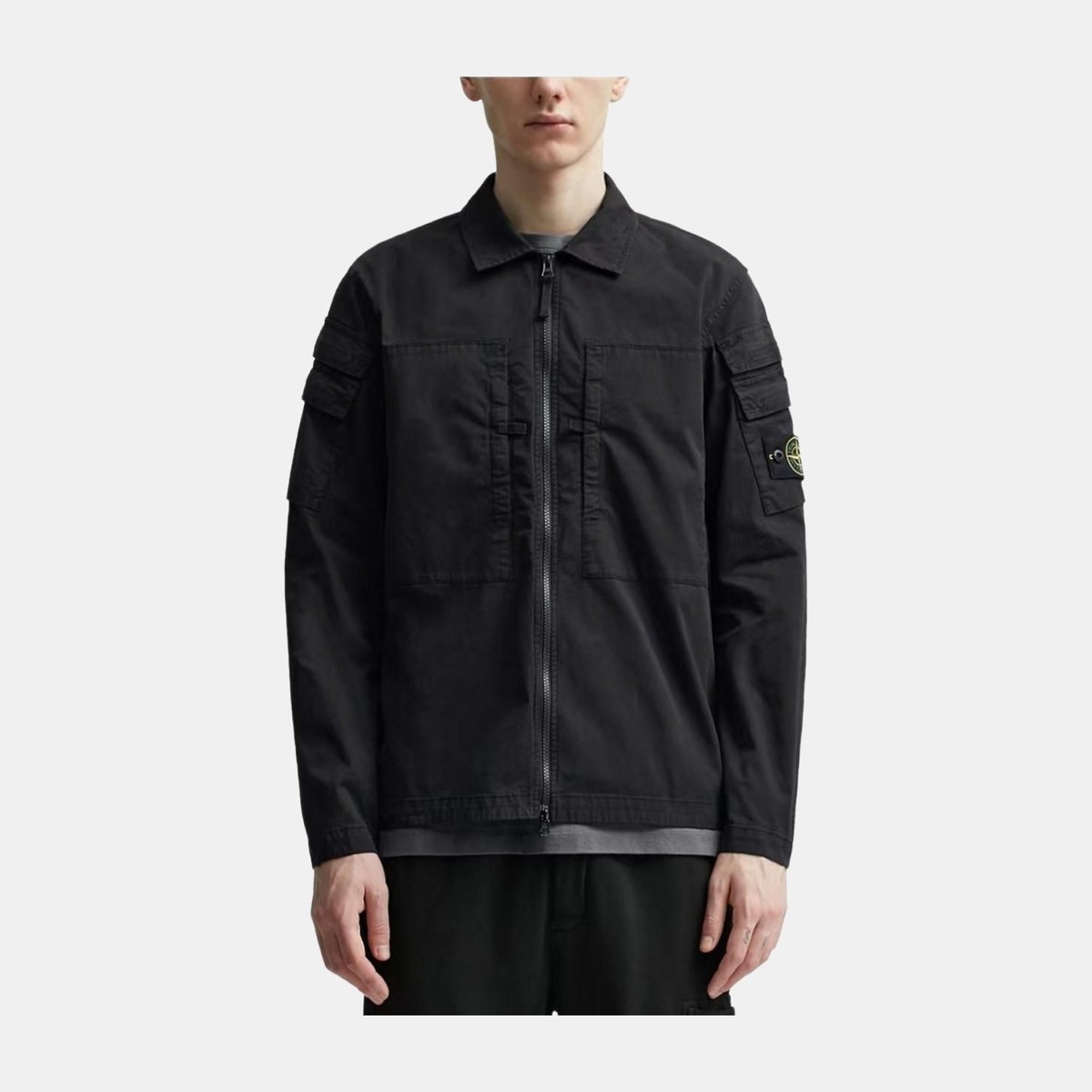 Stone Island FW23 Black Shirt Jacket