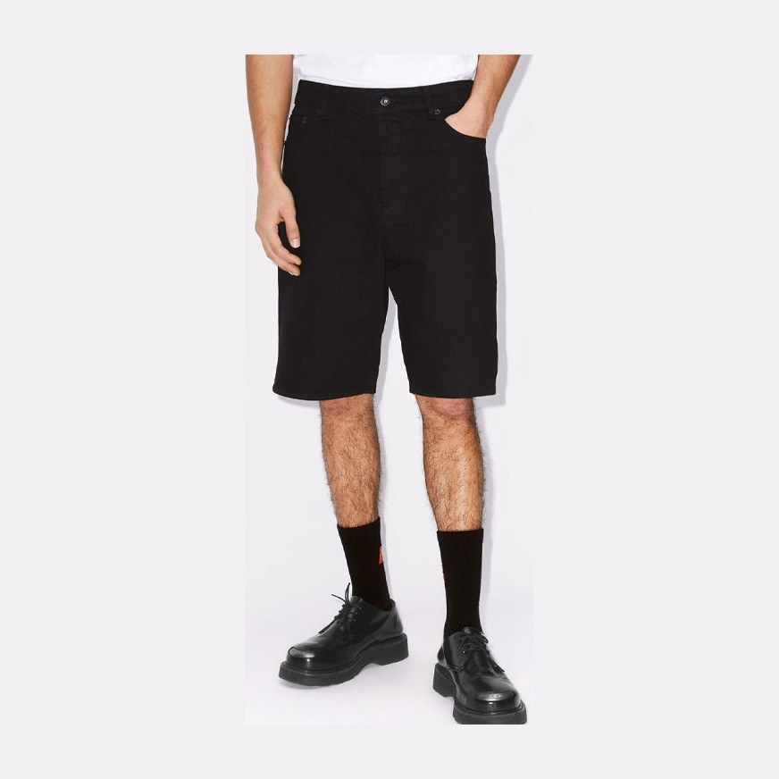 KENZO Denim Shorts Black