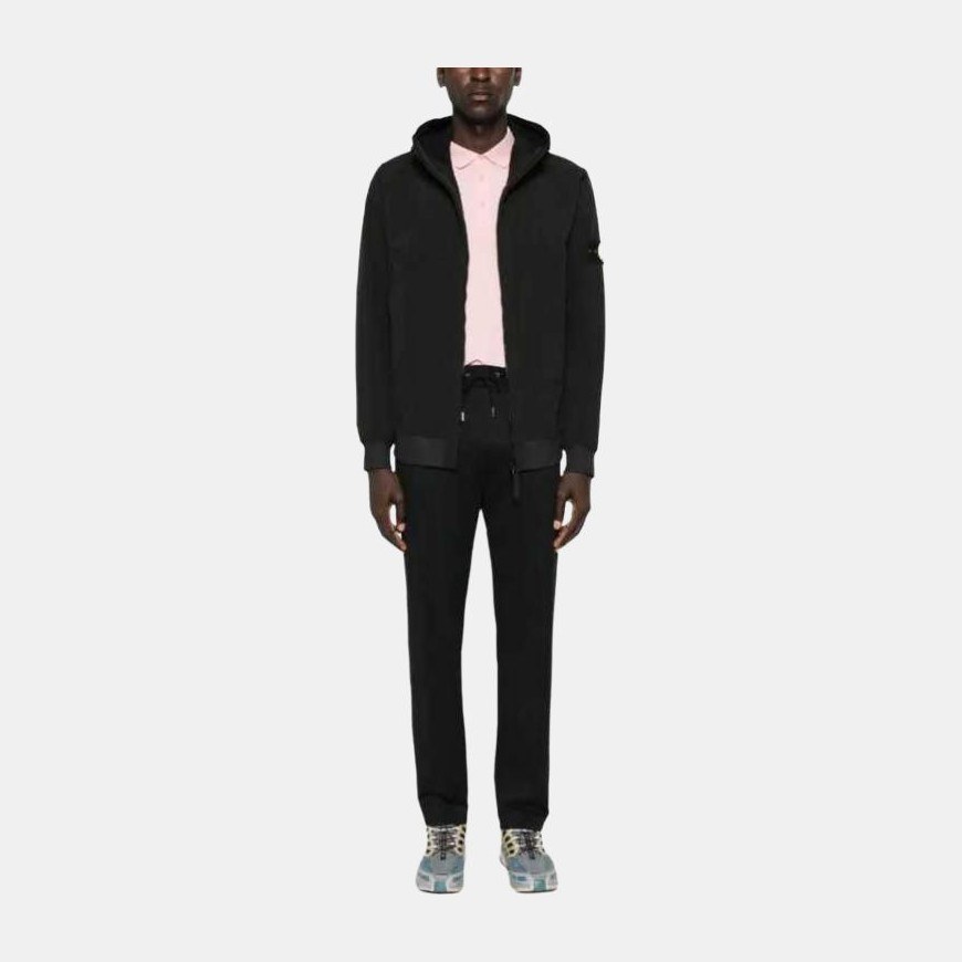 Stone Island Soft-Shell Jacket Black