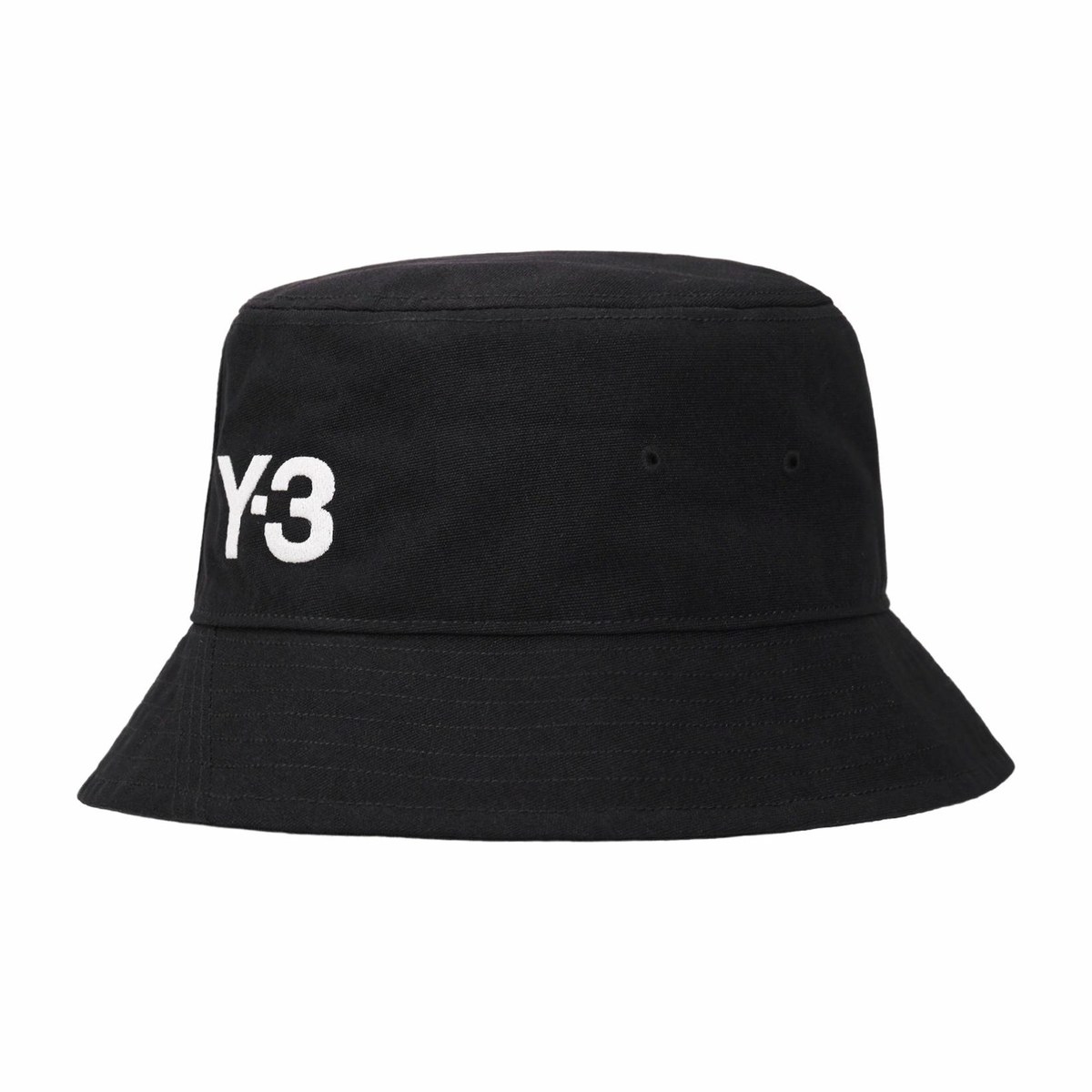 Y-3 Logo Bucket Hat Black