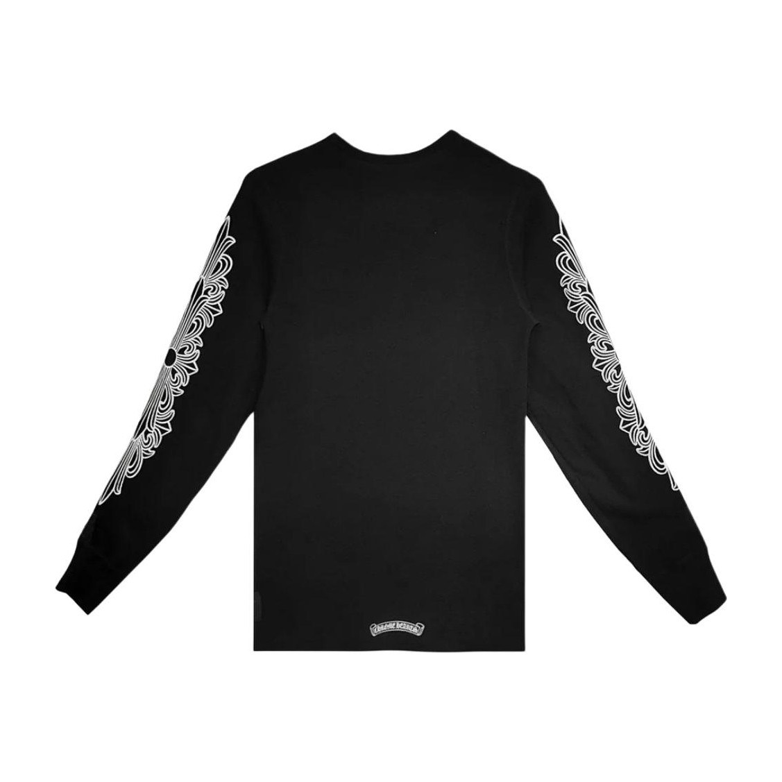 Chrome Hearts SS25 Horseshoe Print Long Sleeve Tee Black