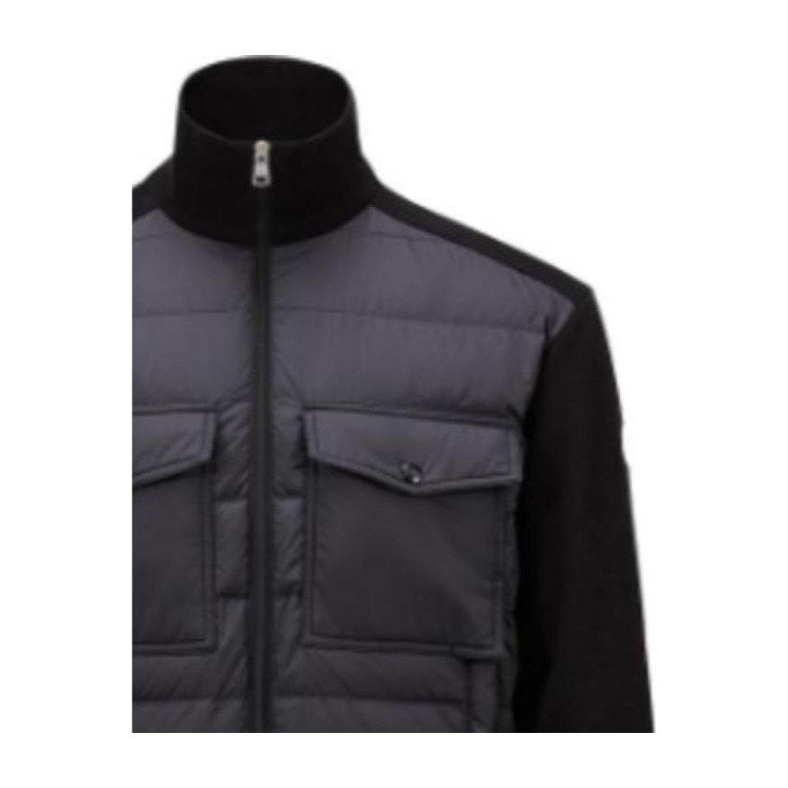 Moncler Patchwork Zip Jacket Black