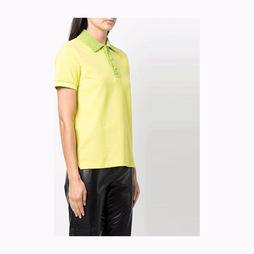 Bottega Veneta Polo Shirt Yellow