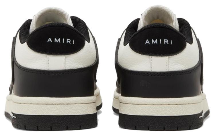 AMIRI Skel-Top Low Black White 2021