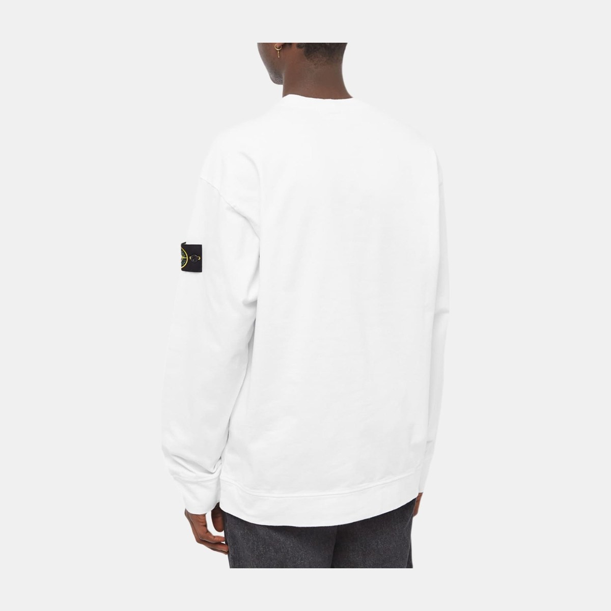 Stone Island Crewneck Sweatshirt White