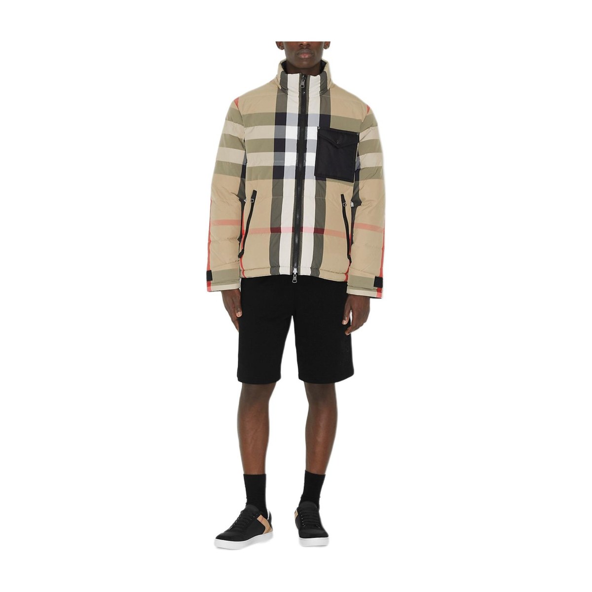 Burberry FW22 Hooded Puffer Jacket Beige