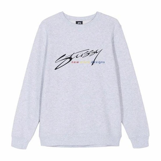 Stussy New Wave Designs Crew Sweatshirt