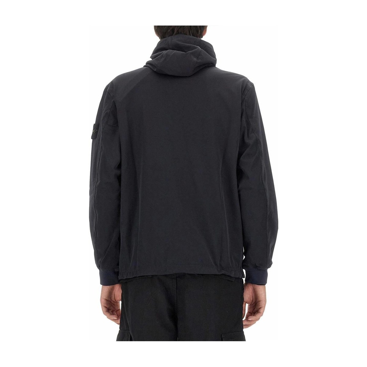 Stone Island Navy Zip Hoodie
