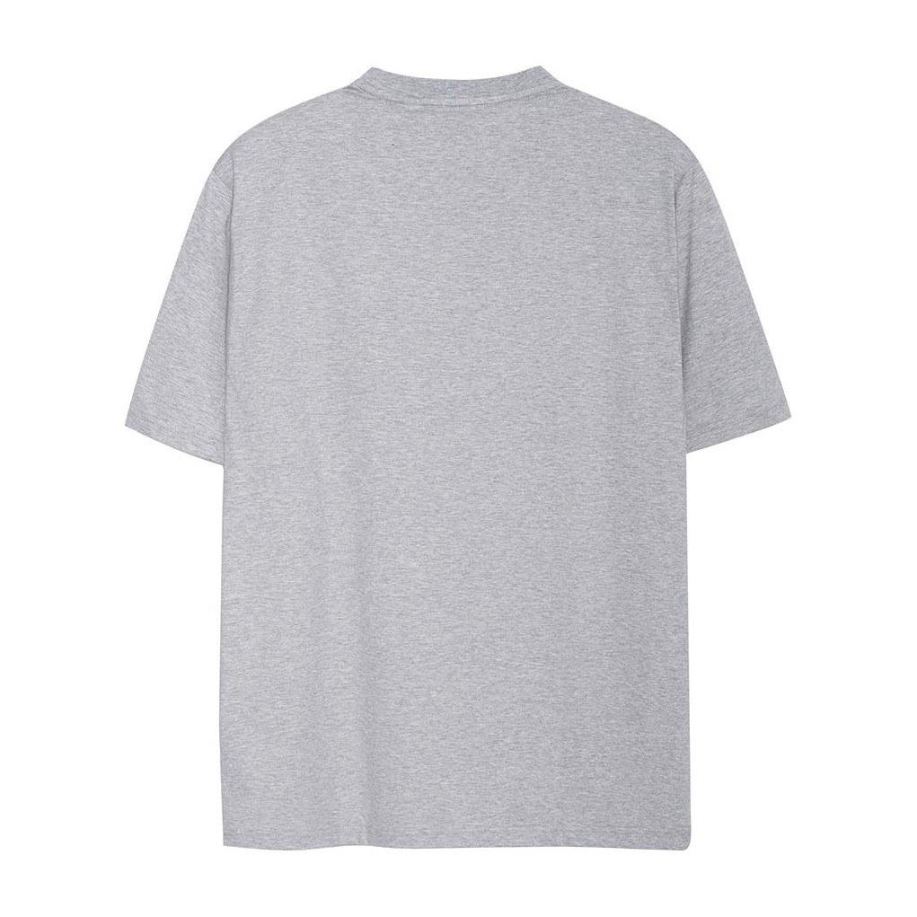 Burberry Equestrian Knight Logo Cotton T-Shirt Grey