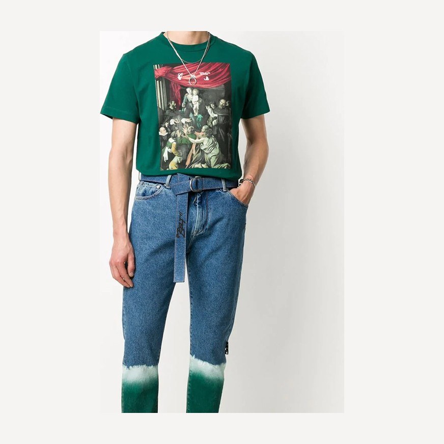OFF-WHITE Caravaggio Green Tee